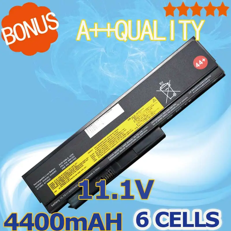 4400mAh laptop font b Battery b font For Lenovo ThinkPad X230 x230i for Tablet 0A36285 0A36286