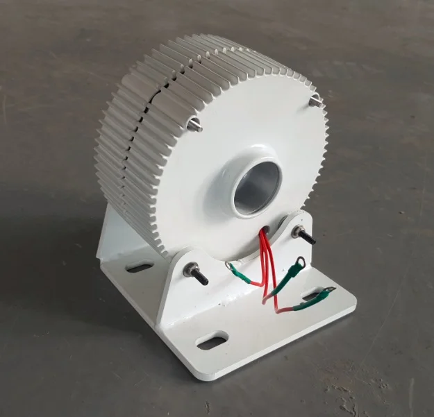 Factory Low Speed 400W 12V 24VDC Permanent Magnet Alternator PM Generator With Base