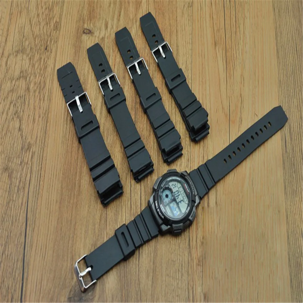 

Replacement Black Silicone Rubber Sport Men Diving Wrist Watch Strap For Casio g-shock Accessories Watchband