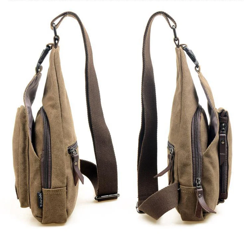 رجل الصدر حبال crossbody حقيبة قماش رسول عارضة السفر حقيبة صدر للرجال عودة حزمة الرجال حقيبة كتف كبيرة صغيرة بمرتين السفر