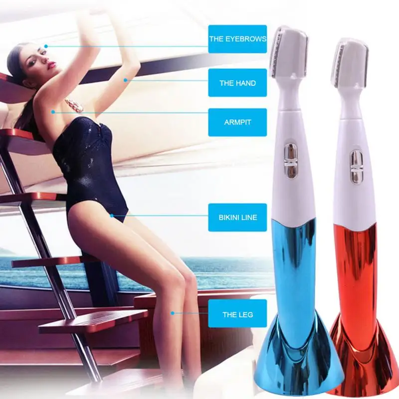 

Micro Precision Electric Eyebrow Trimmer Bikini Face Hair Remover Wet Dry Shaver