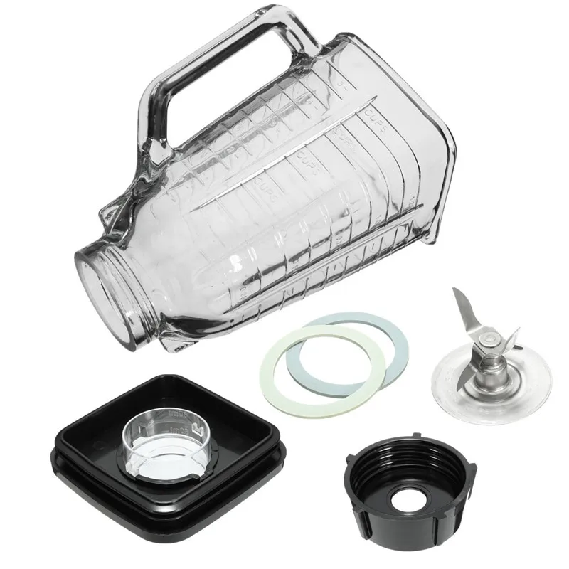 Buy 6 Piece Complete plastic Jar 5 Cup Square Top Replacement Set Fits