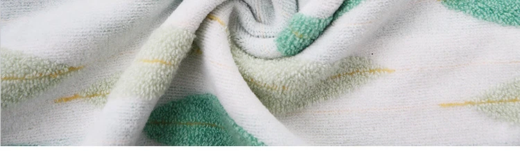 1 шт. печать листьев вышивка Хлопковое полотенце для лица для взрослых женщин мужчин прямоугольник 70X35 см в ванной прямо с фабрики