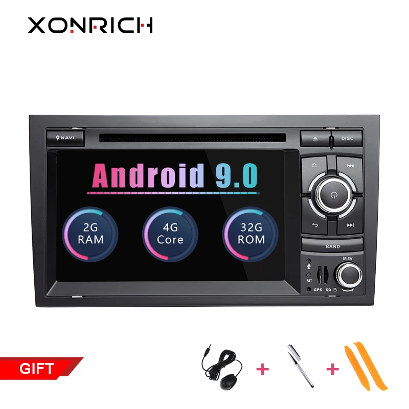 

Quad Core 2 Din Android 9.0 AutoRadio Car Multimedia Player For Audi A4 B6 B7 Seat Exeo S4 B7 B6 RS4 B7 Navigation GPS DVD2+32GB