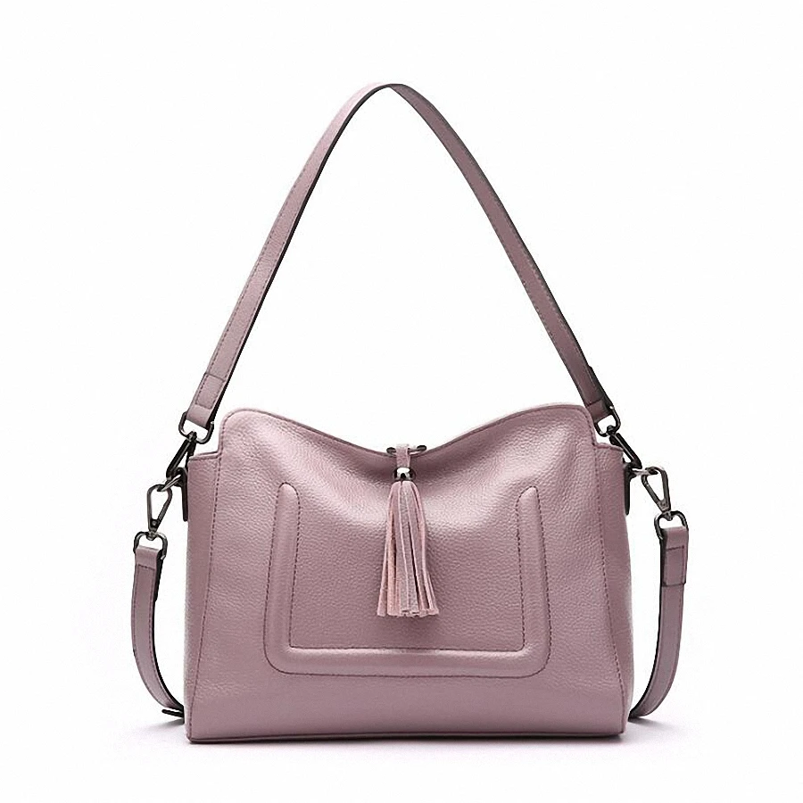 Designer Tassel Women Messenger Bags Crossbody Soft Genuine Leather