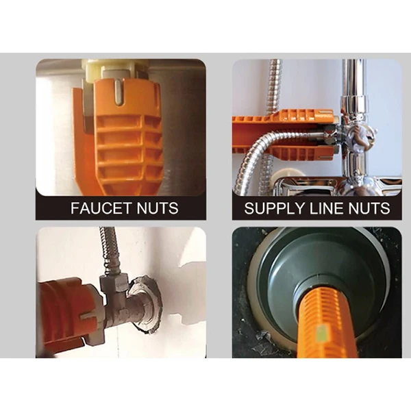 

Faucet Sink Installer Wrench Anti-Slip Handle Install Tool for Home Kitchen Bathroom _WK
