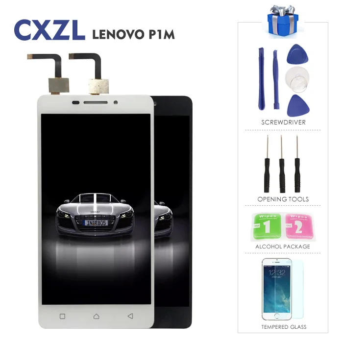 

Cxzl LCD For Lenovo vibe P1m display 5,0 pulgadas For Lenovo vibe p1m P1ma40 P1mc50 LCD pantalla
