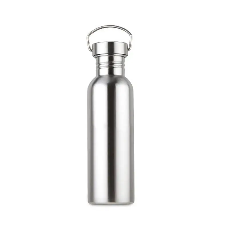750ml Герметичный контейнер для пищи фляга из нержавеющей стали крышка для бутылки воды спорт для путешествий Йога Велоспорт пешая ходьба походы 350/500/750 мл - Цвет: 750ml