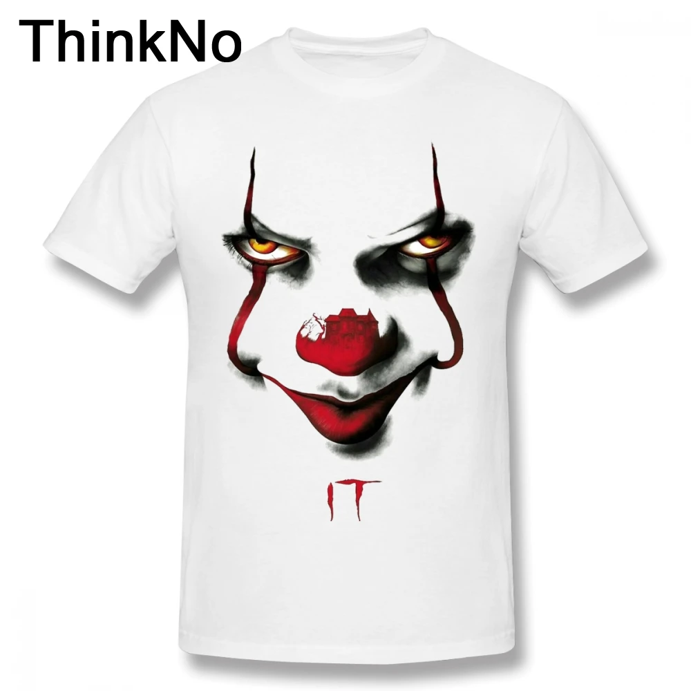 

Male Stephen King's Tees It Pennywise Tee Shirt Vintage T Shirt Nice Short-sleeved Birthday Gift T shirt