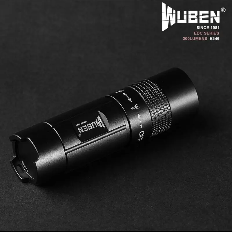 

USB Mini Flashlight Original Wuben Rechargeable LED Flashlight LED Lamp with Necklace Portable Design Multipurpose Free Shipping