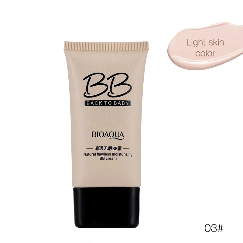 3 цвета BB крем макияж Maquiagem основа натуральный консилер Палетка для контурирования лица косметическое масло-контроль Жидкая Основа 40 мл
