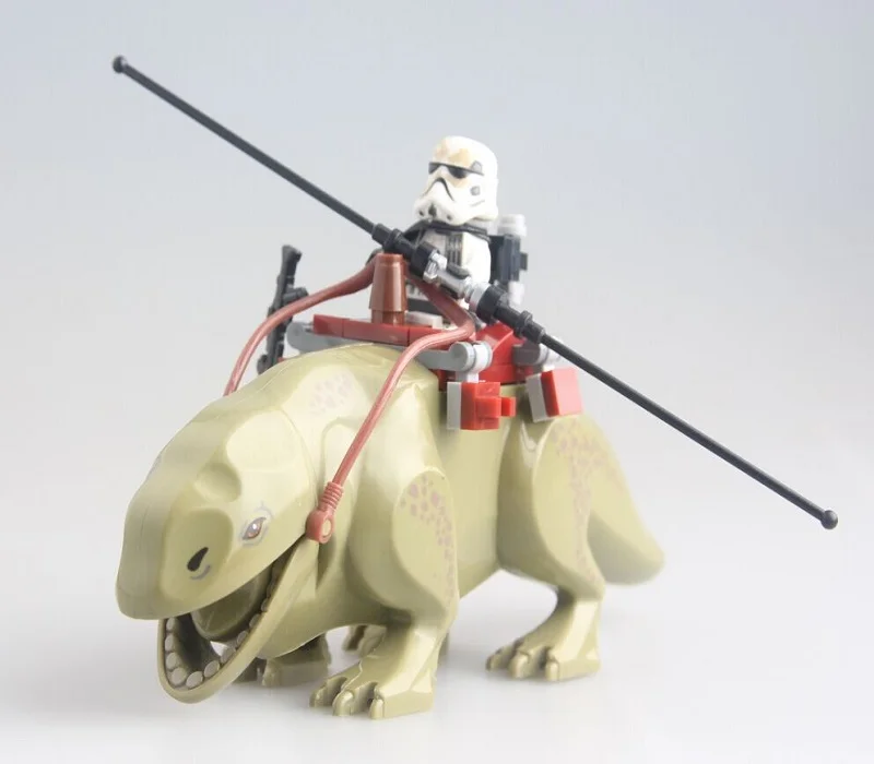 

Single Sale Space Wars Dewback The Force Awakens Transparent Trooper Legacy Jabba's Rancor Building Blocks Children Toys PG26
