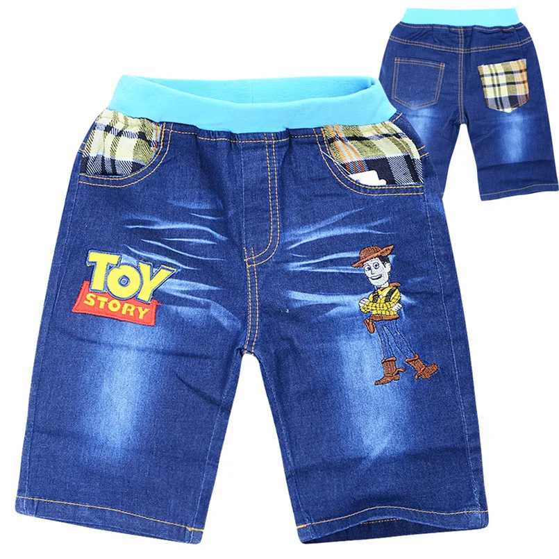 

Minecraft toy story baby summer shorts boys girls Knee Length Shorts Jeans boy Denim Trousers kids jeans baby girl denim shorts