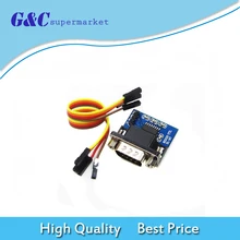 Max3232 rs232 porta serial para ttl conversor módulo macho db9 conector com serial