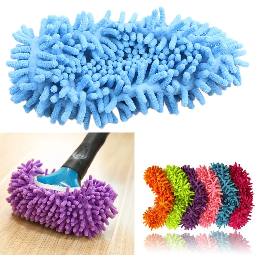 

THINKTHENDONew Multi function Floor Dust Cleaning Shoes Mop House Clean Shoe Cover Slippers