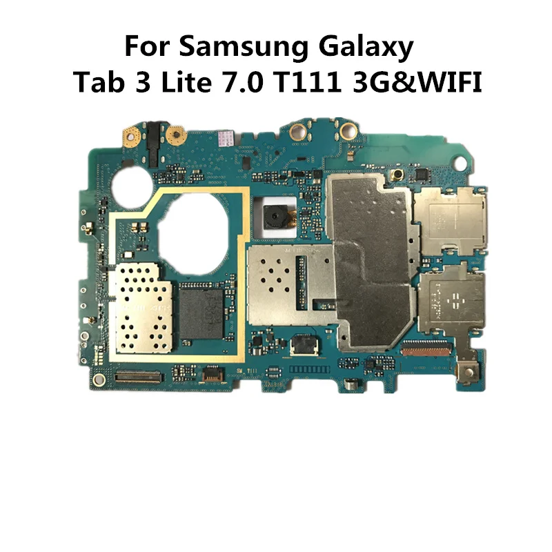 Полностью Рабочая оригинальная плата для samsung Galaxy Tab 3 Lite 7,0 T111 3g и wifi разблокировка материнская плата логическая материнская плата