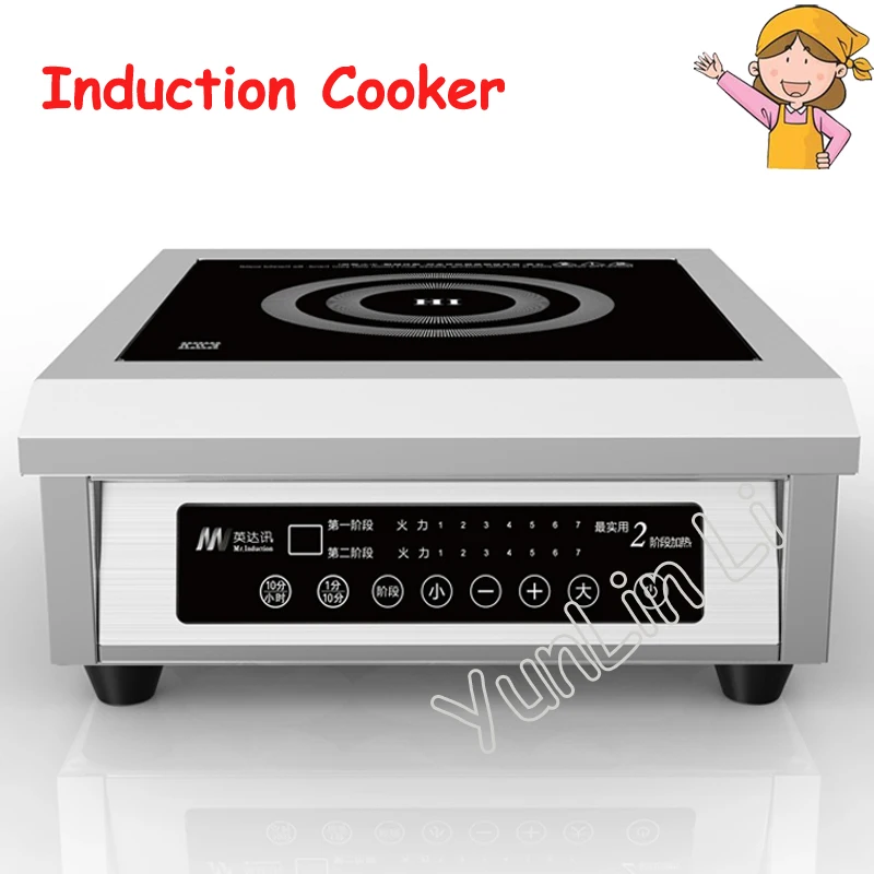 

High Power Induction Cooker Commercial Induction Cooker 6kw Electromagnetic Oven Restaurant Soup Stove
