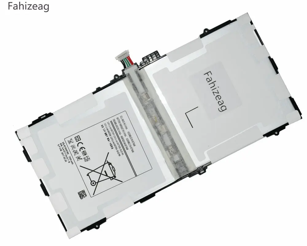 Сменный аккумулятор Fahizeag 5 шт. 7900 мАч для Samsung Galaxy Tab S 10 T800 T801 T805 планшетных ПК |