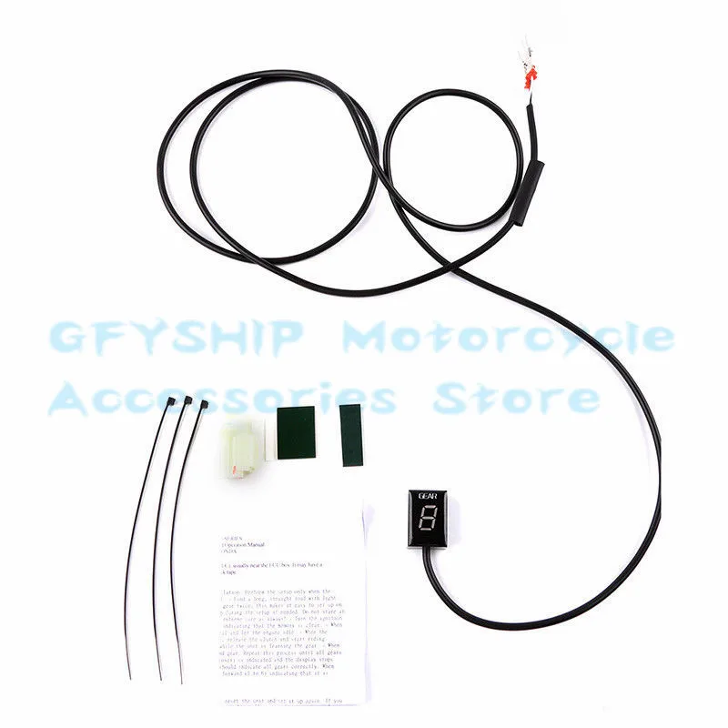 

Motorcycle Waterproof Electronics Digital Meter LCD 1-6 Level Gear Indicator Fit For Honda CB650F CB 650 F 650F 2014 - 2018 A09