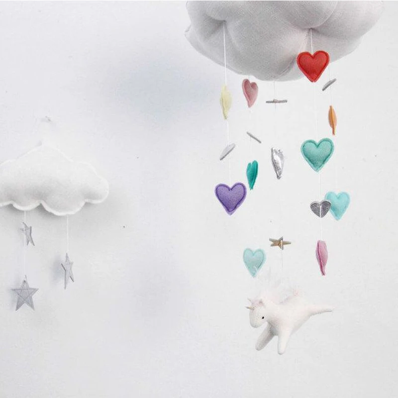 Instagram популярный стиль красочные облака украшение для детской палатки и москитные сетки детская комната украшения