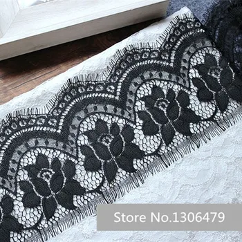 

15M/Lot Wide 14CM Lace, Eyelash Lace, Handmade DIY Sewing, Clothing Accessories, Dress MaterialsRS983