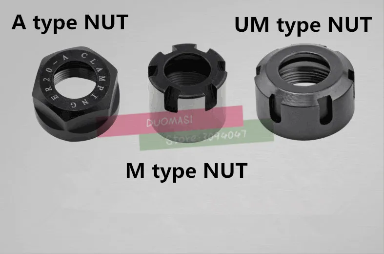 Горячая 16 шт./компл. Стандартный ER20 пружинный станок Зажимная гайка с ЧПУ для фрезерного станка гравировка токарный инструмент