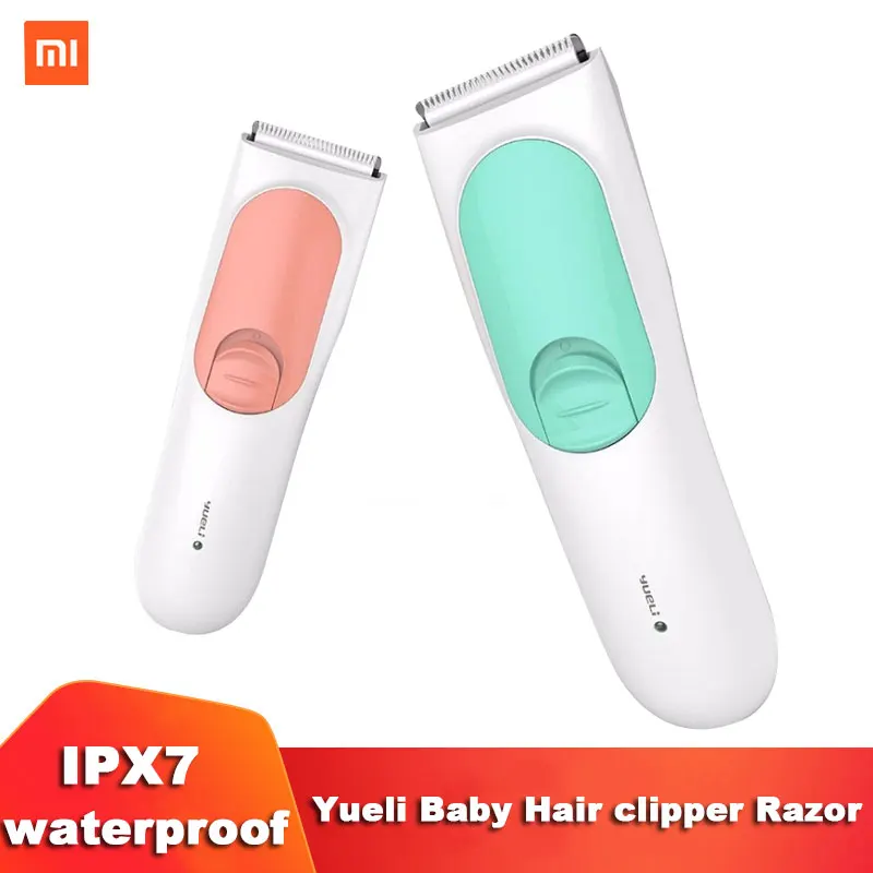 

Xiaomi Yueli Hair Clipper razor Safe Waterproof Electric Silent motor for children baby Men electric shaver hair trimmer Haircut