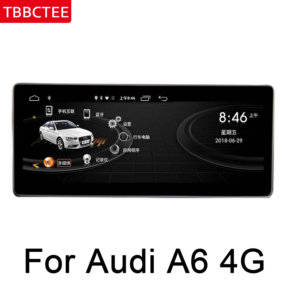 Для Audi A6 A6L 4G~ MMI ips Android автомобильный мультимедийный плеер gps навигация стиль HD экран WiFi головное устройство карта