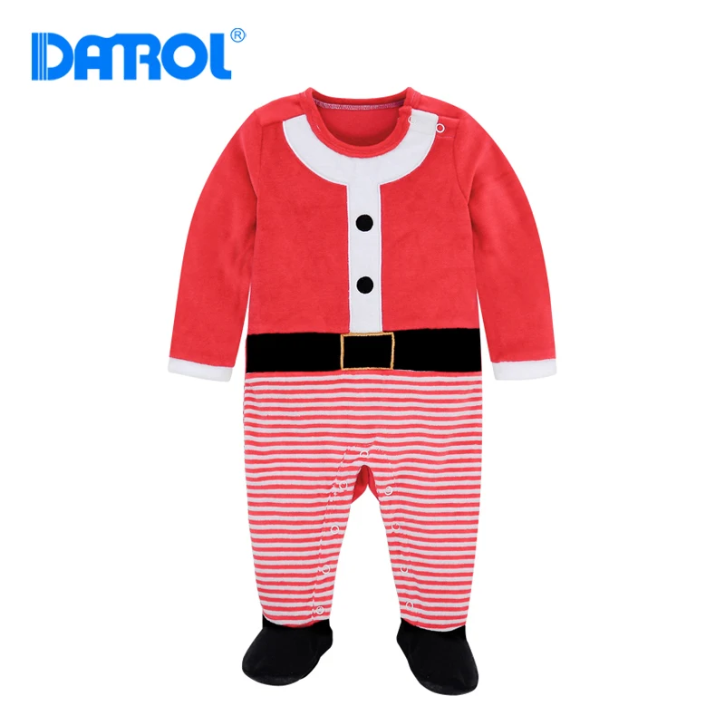 DANROL Autumn/Winter Velvet 3 12M Newborn Baby Boy Clothes Baby Girl