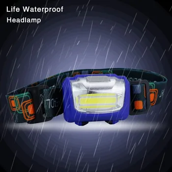 

3 Mode LED Headlight Waterproof Headlamps Light Torch via Headband Fishing Bicycle Outdoor Sport Fishing flashlight