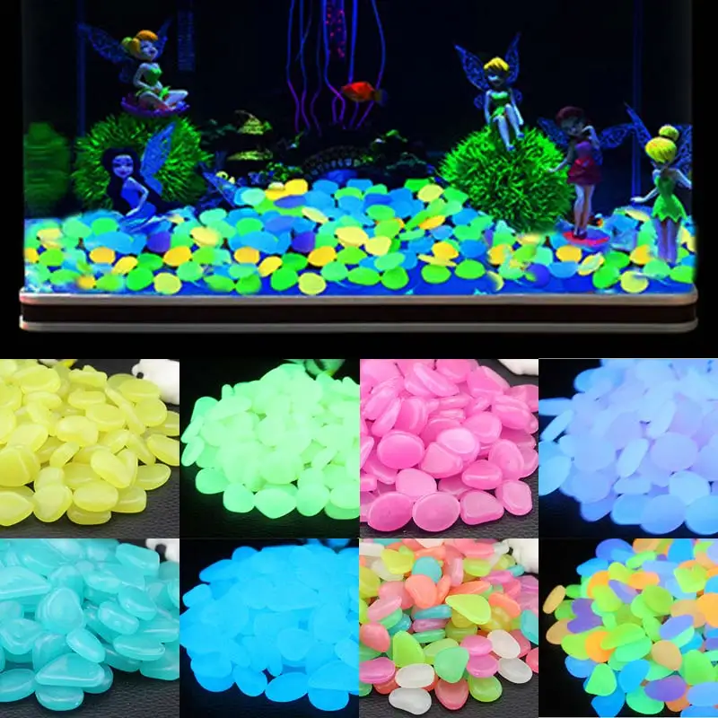 

Garden Pebbles Luminous stones Glow in the Dark Glow Stones For Walkways Yard Decor Patio Lawn Rocks Garden Path 10PCS/Lot