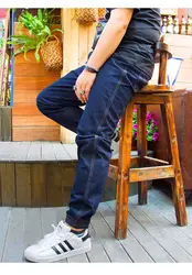 2017 г., весна-осень лето Человек повседневные джинсы мужские брюки длиной до щиколотки синий плюс большие размеры XXXXXXL 2XL 3XL 4XL 5XL 6XL 7XL