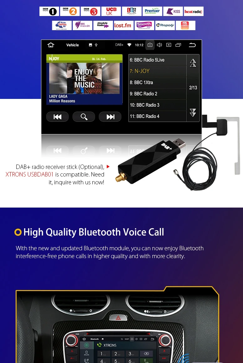 Clearance Android 8.0 Oreo OS 7" Car DVD Multimedia Navigation GPS Radio for Ford Focus II 2008-2011 & C-Max 2008-2011 & S-Max 2008-2011 6