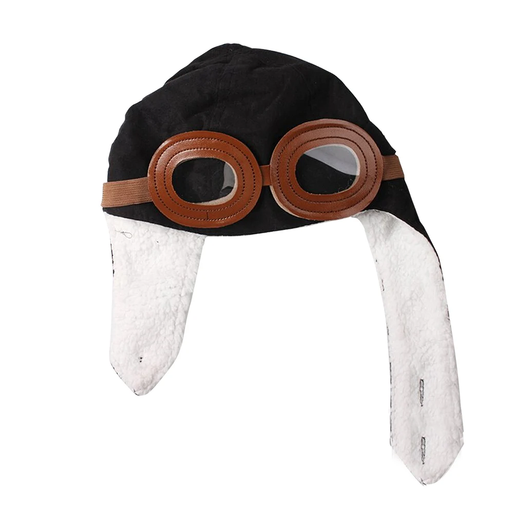 New Fashion Baby Toddler Boy Girl Bomber Hats Kids Pilot Cap Fleece Warm Hats Earflap Beanie -MX8 Give Birthday Presents