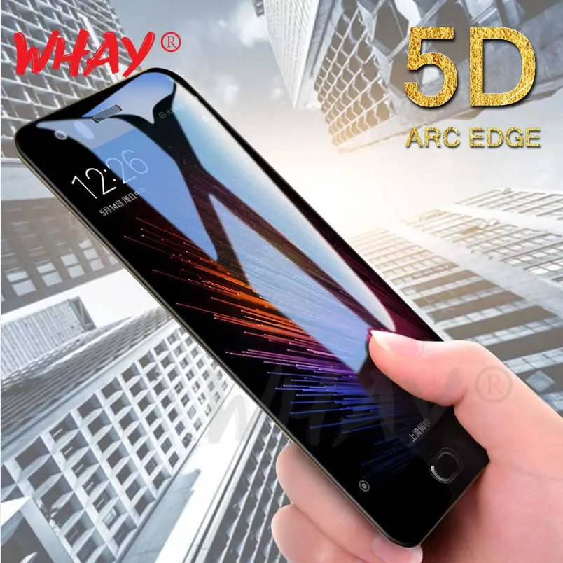 

WHAY Screen Protectors for Huawei P10 Lite Tempered Glass 5D Curved Edge Full Cover Case for Huawei P10 Glass Huawei P10 Plus