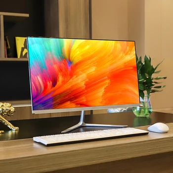 شراءالكل في واحد حاسوب شخصي مكتبي مع وحدة المعالجة المركزية I3/i5/i7 RAM 2GB SSD 120GB 27 بوصة HD شاشة جهاز كمبيوتر شخصي