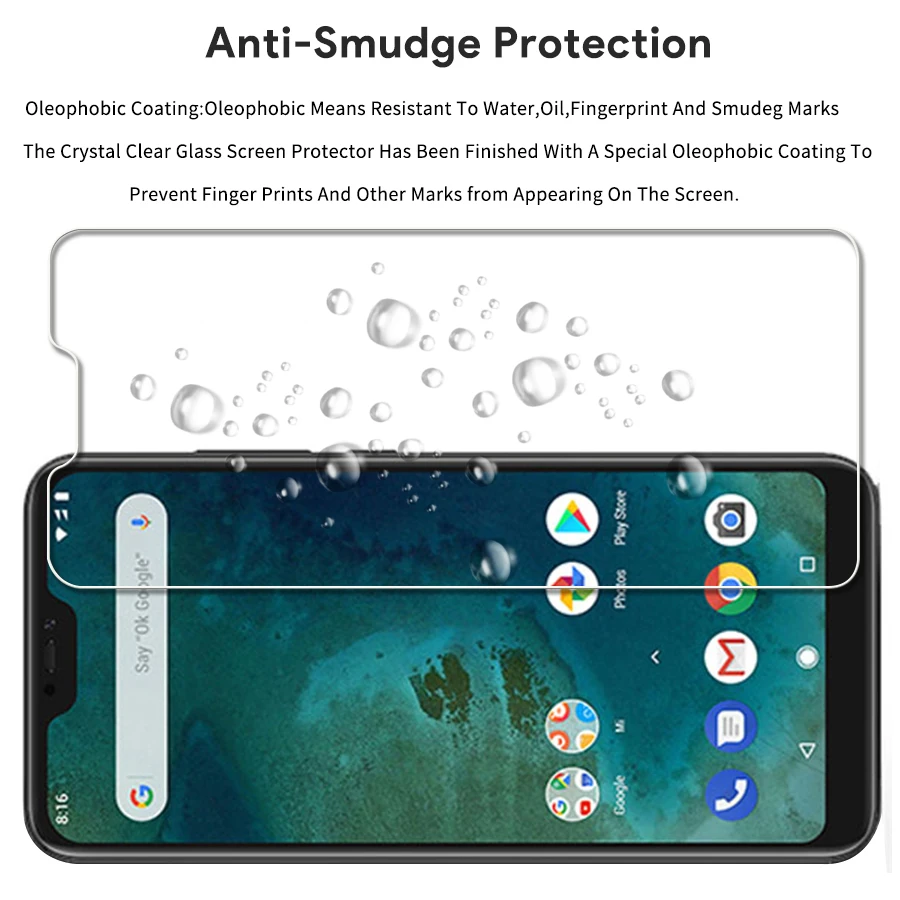 2.5D pocophone F1 Защитное стекло для xiaomi a2 lite xiomi redmi 6a 6 pro 6x s2 Защитная пленка экрана на
