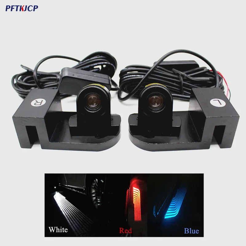 

2Pcs Angel Wings Car Welcome Light Shadow Light Projector Car LED Door Warning Light Lamp for Car SUV Motorcycle