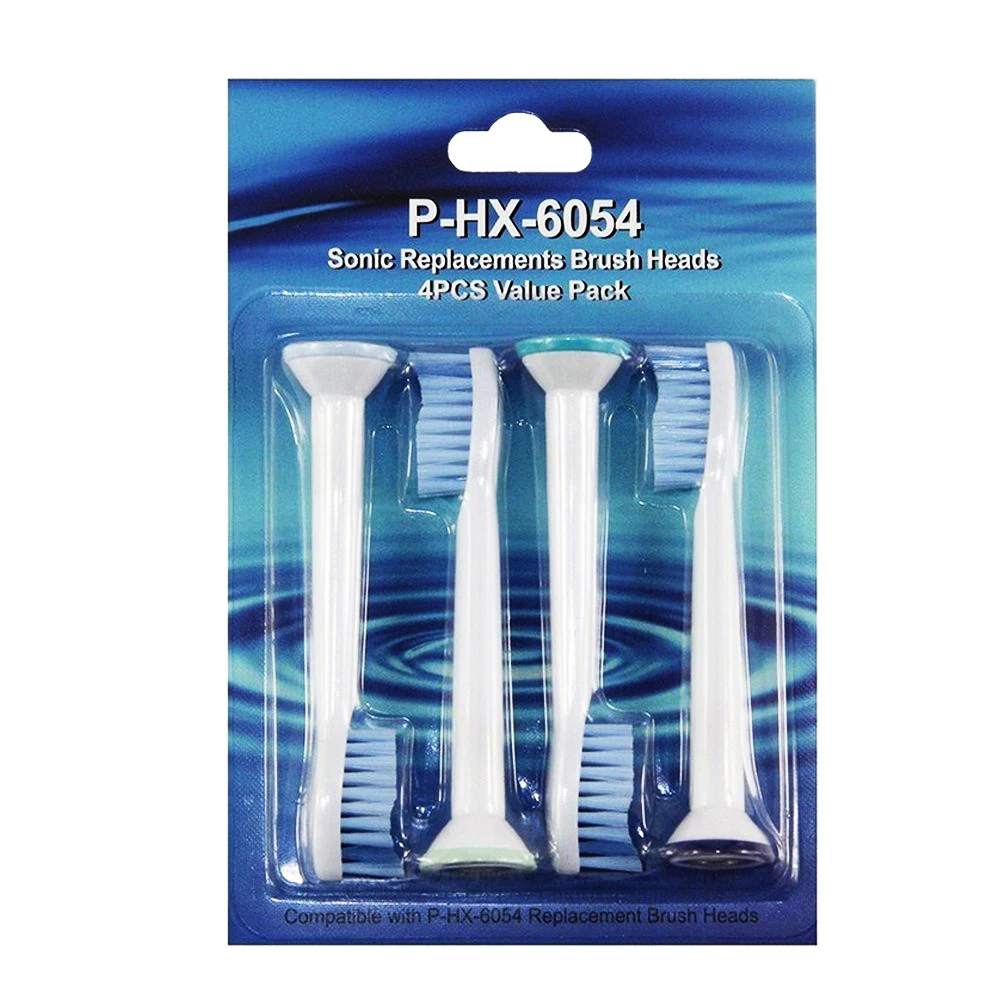 16 шт лучших электрическая звуковая сменные насадки для щёток для Philips насадки на зубные щетки Sonicare синий мягкой щетиной Diamondclean HX6054