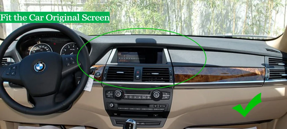 Discount 6-Core Android System Update Car GPS For BMW X5 E70 2006~2010 Autoradio Navigation Car Multimedia 7