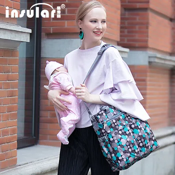 

insular Kids Maternity 600DPU Mummy Bag Multifunction Diaper Bag Big Size Nappy Bag Shoulder Bag