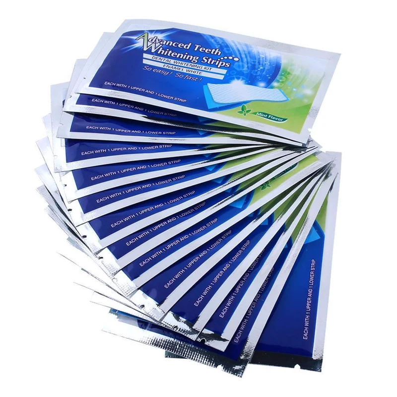 28 Strips 3D Teeth Whitening Strips White strips Tooth Whitener Profession Whitening Bleaching Advanced Strips