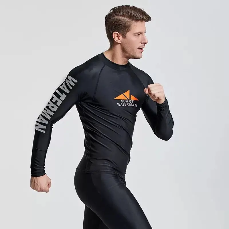 SBART 2018 купальники с длинным рукавом rashguard одежда для серфинга костюмы дайвинга