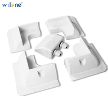 Willone Solar Panel Mounting Side Brackets Corner for Motorhomes Boats Caravans RV Boats Sheds UV-resistant