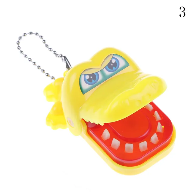 yellow croc keychain