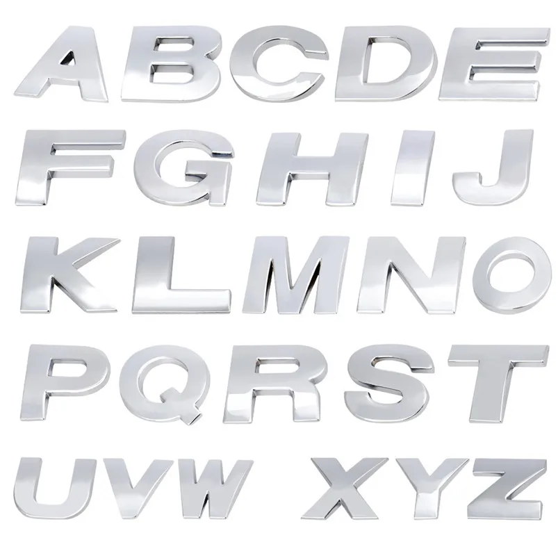 

1pc 3D DIY Metallic Sticker Car Emblem Badge Decal car stickers metal motocycle Decals car accessories car-styling fashion