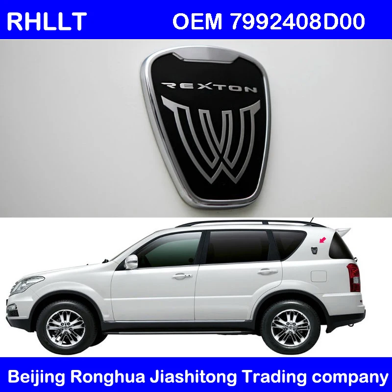OEM 7992408D00 Rexton Logo Tuning Viertel Emblem für Ssangyong Rexton W ...