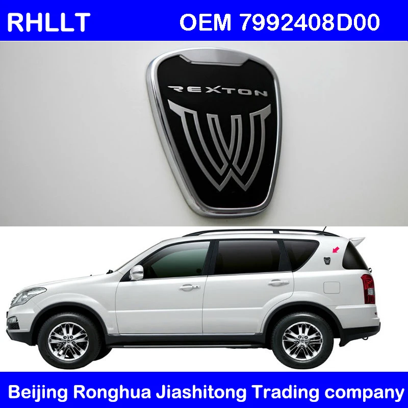 OEM 7992408D00 Rexton Logo Tuning Viertel Emblem für Ssangyong Rexton W ...