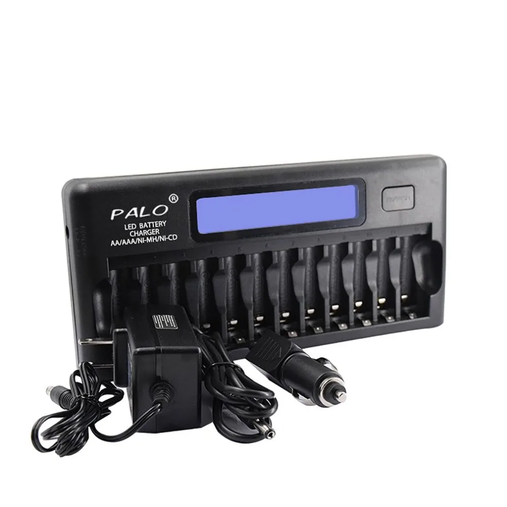 

NC32 12/16 Slot Lcd Display Smart Battery Fast Charger Multiple Protection Smart Battery Charger US Eu Plug