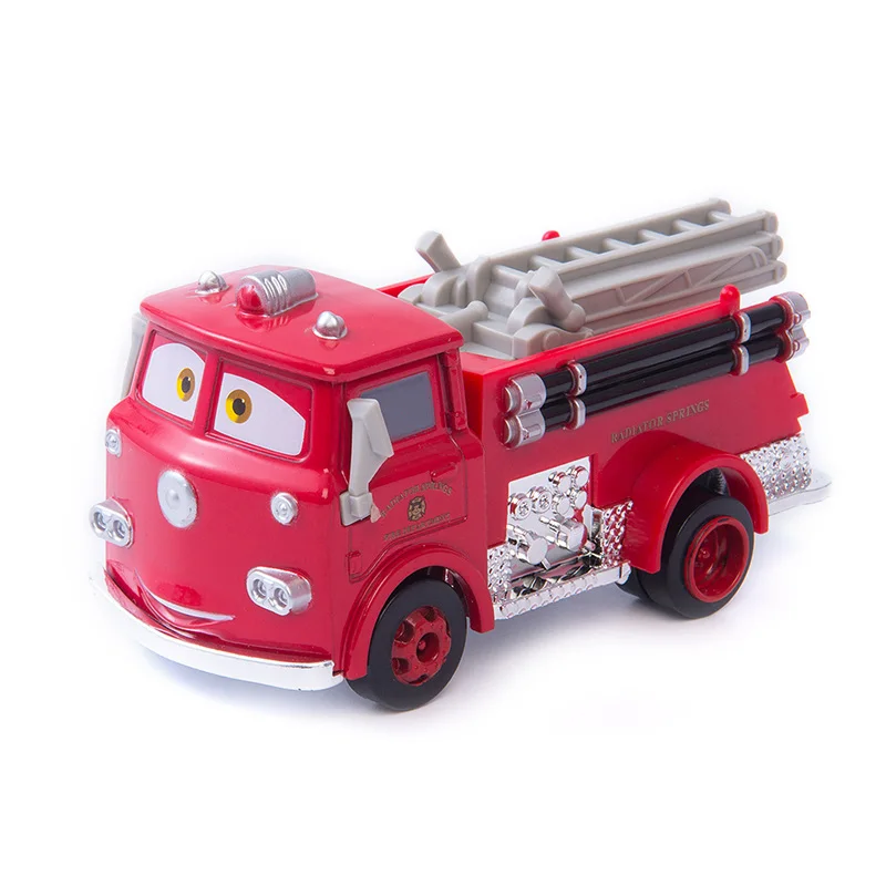 Disney Pixar Автомобили красный пожарная машина спасательный автомобиль король Джексон Storm Mater 1:55 литья под давлением металлического сплава